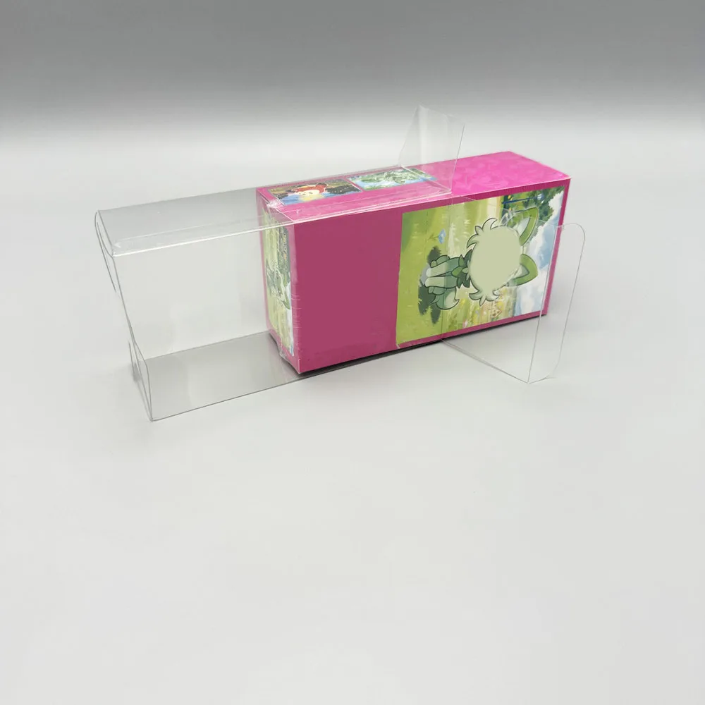 

1 защитная коробка для S-китайской карты PTCG Pokemon, сумка с драгоценными камнями, прозрачный витрина, коллекционная коробка