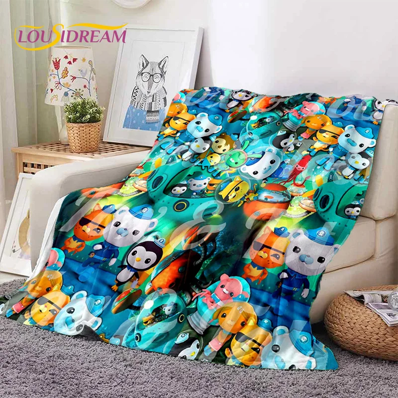 

The Octonauts Barnacles Cute Cartoon Soft Blankets,Keep Warm Flannel Throw Blanket for Picnic Beds Sofa Home Bedroom Gifts Kids