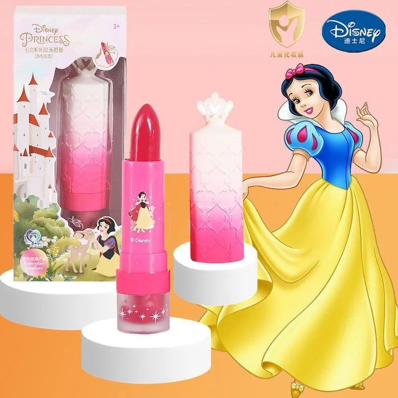 Disney Belle Cinderella Snow White Tinted Moisturizing Lip Balm for Little Girls Children's Birthday Gift Toys Wholesale