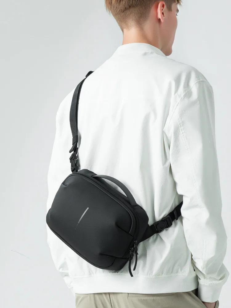 

Водонепроницаемая сумка для туалетных принадлежностей, сумки через плечо для деловых поездок, модная мужская сумка через плечо большой вместимости, ручная работа с сумочкой