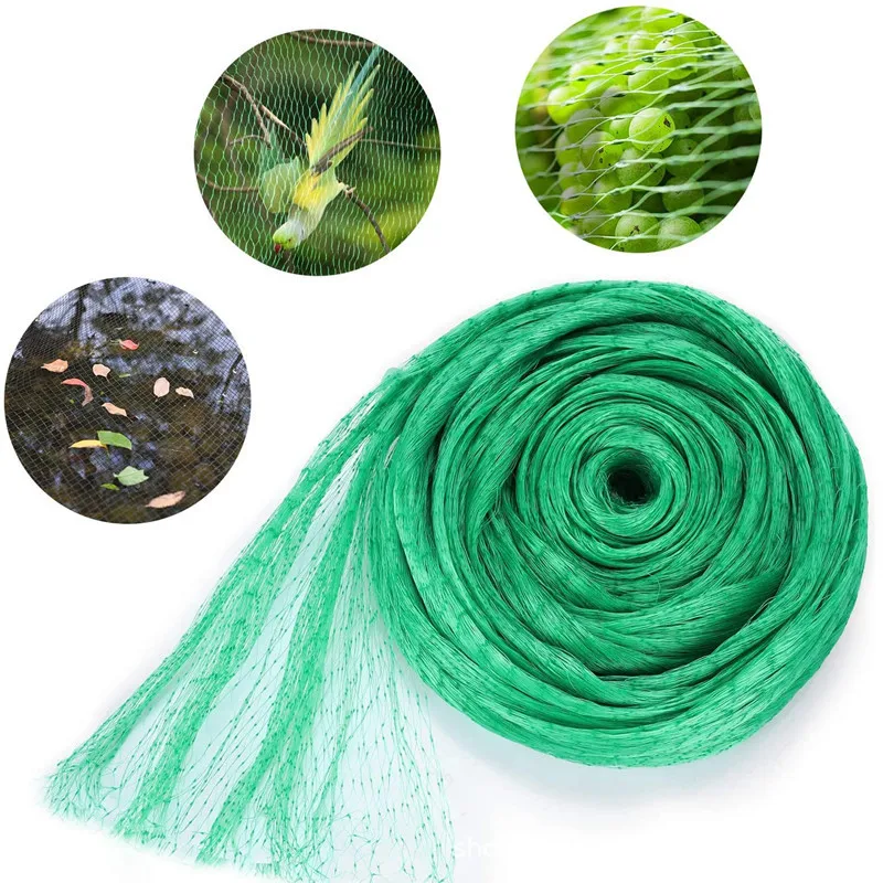 Filet Vert Anti-Oiseaux de 5/10m, Protection des Plantes, Étang, Filets de Pêche, Culture, Arbre Fruitier, Lutte Antiparasitaire pour Jardin