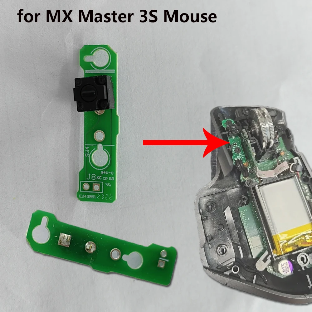 1Pcs Left Key Mouse Button Board for MX Master 3S Gaming Mouse Replacement For MX MASTER3S Repair Accessories