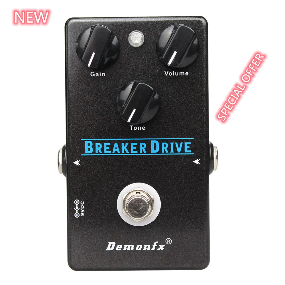 Demonfx Breaker Drive High quality Guitar Effect Pedal Overdrive Distortion With True Bypass