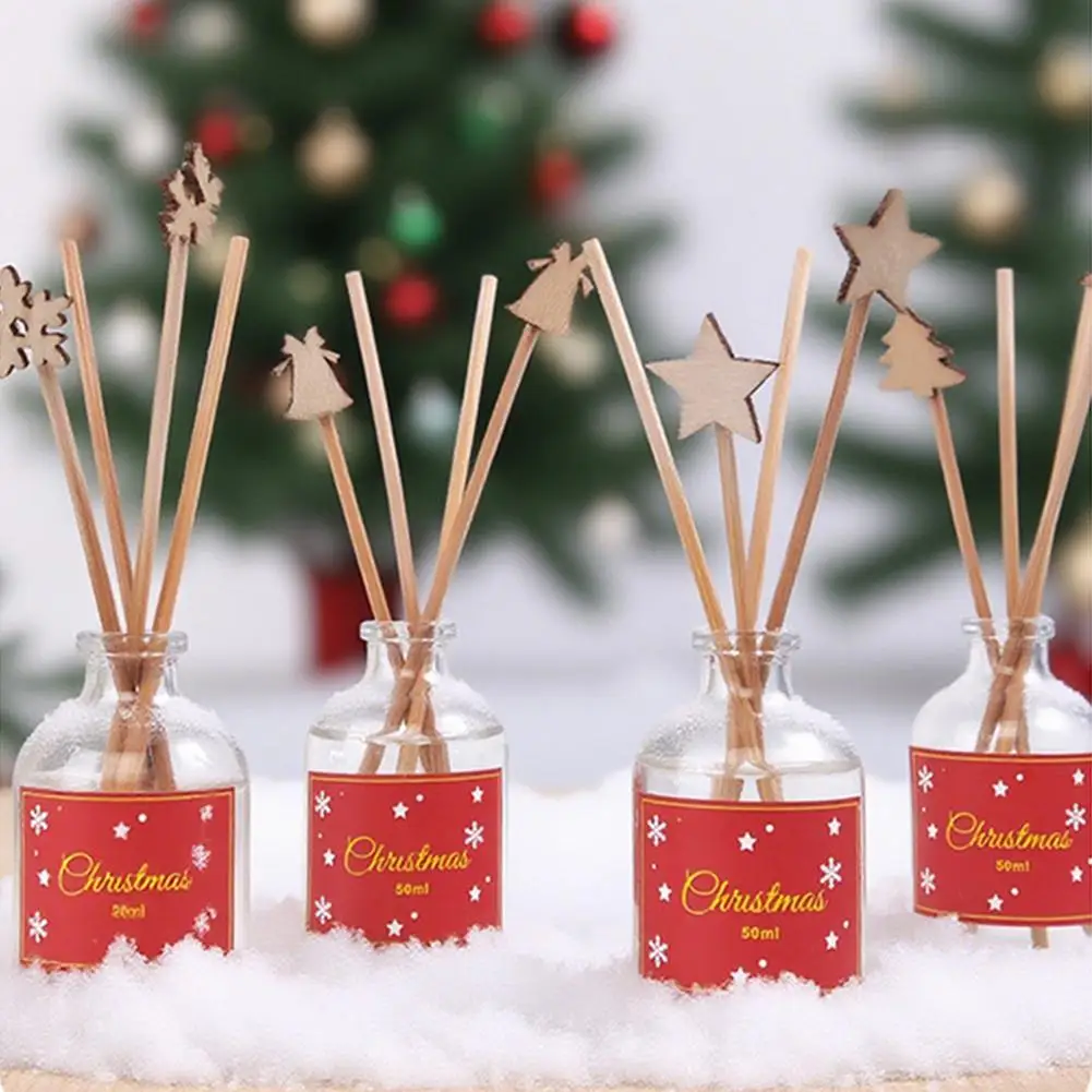 50 مللي عطر منزلي عديم اللهب عيد الميلاد الروائح فواحة عطور مع ريد سيدار الفانيليا المعطرة زيت طبيعي ديكور المنزل #6