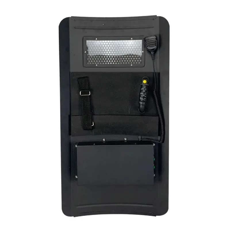 Riot shield multi-function ,Sound wave dispeller, pulsed light shield dazzling dispersing riot shield with Shouting function