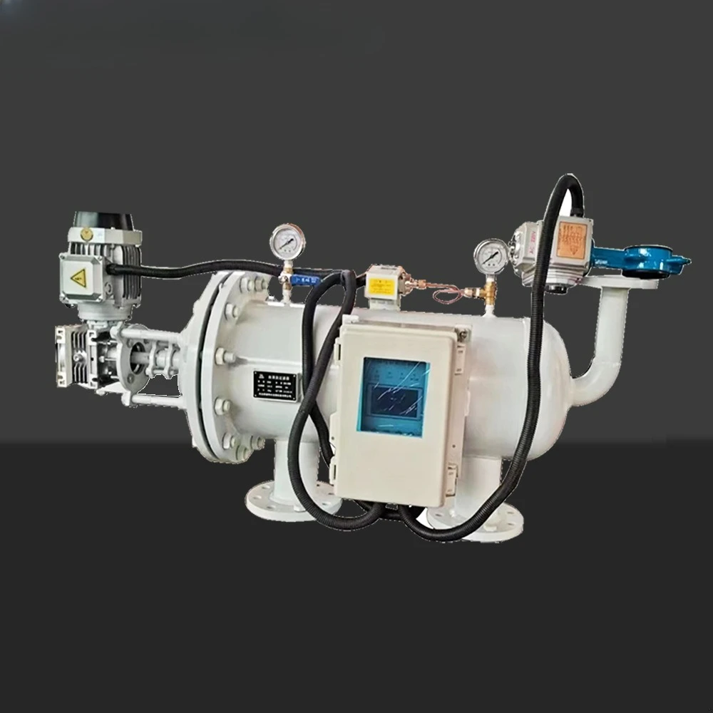 

Automatic self-cleaning brush filter, automatic fast sewage and decontamination water filter
