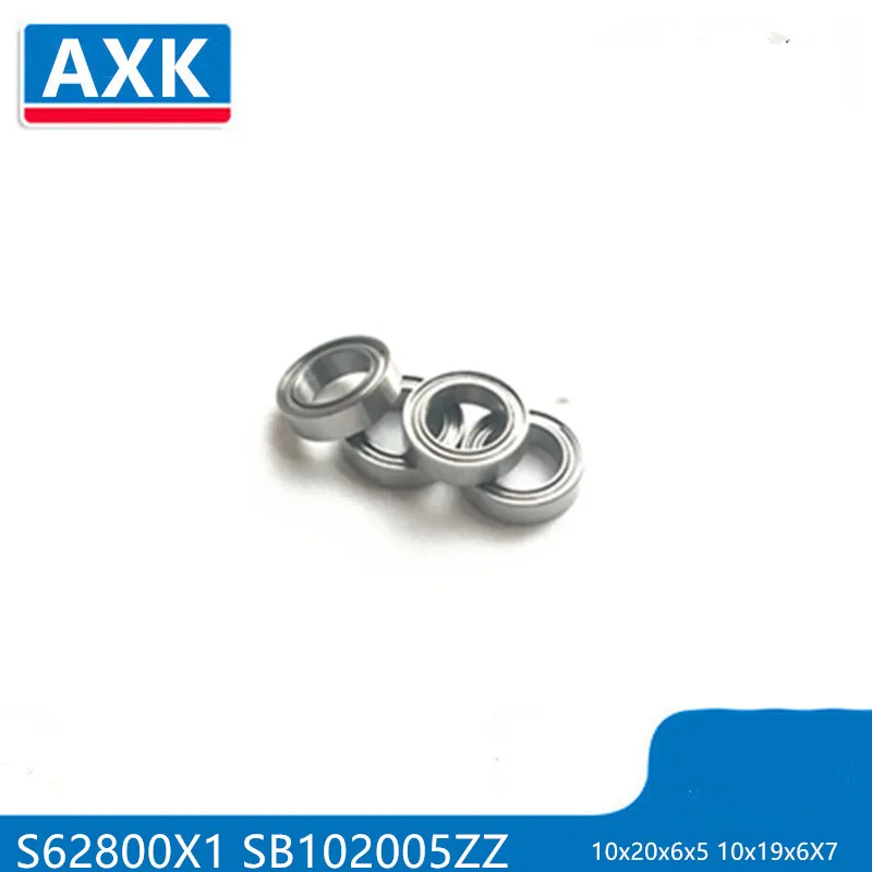 

AXK S62800X1 SB102005ZZ 10x20x6/5 10x19x6/7 63800ZZ -2Z Deep groove ball bearing Miniature bearing