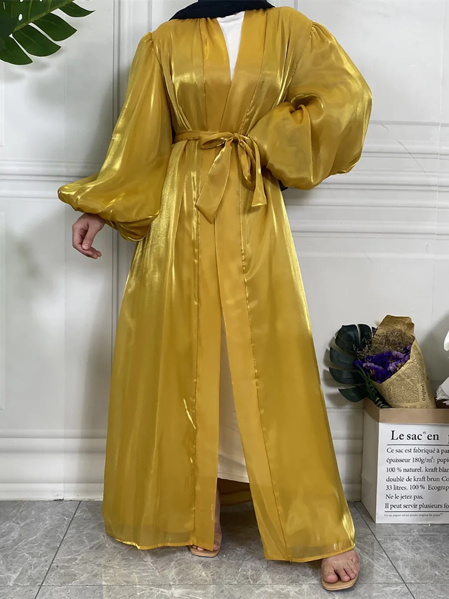 Modest Abaya Ramadan Dubai Robe Femme Musulmane Turkey Kaftan Islamic Clothing Muslim For Women Kimono Caftan Marocain Cardigan