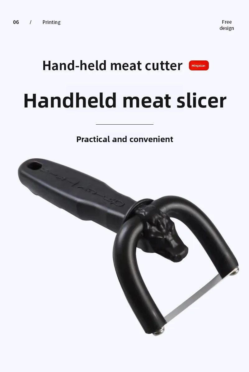 Fetttrimmer - Handlicher Fleischschneider zum Schneiden von Rind- und Schweinefleisch. Fleischschneider Schnellwerkzeuge Küchenwerkzeuge – Detail 1