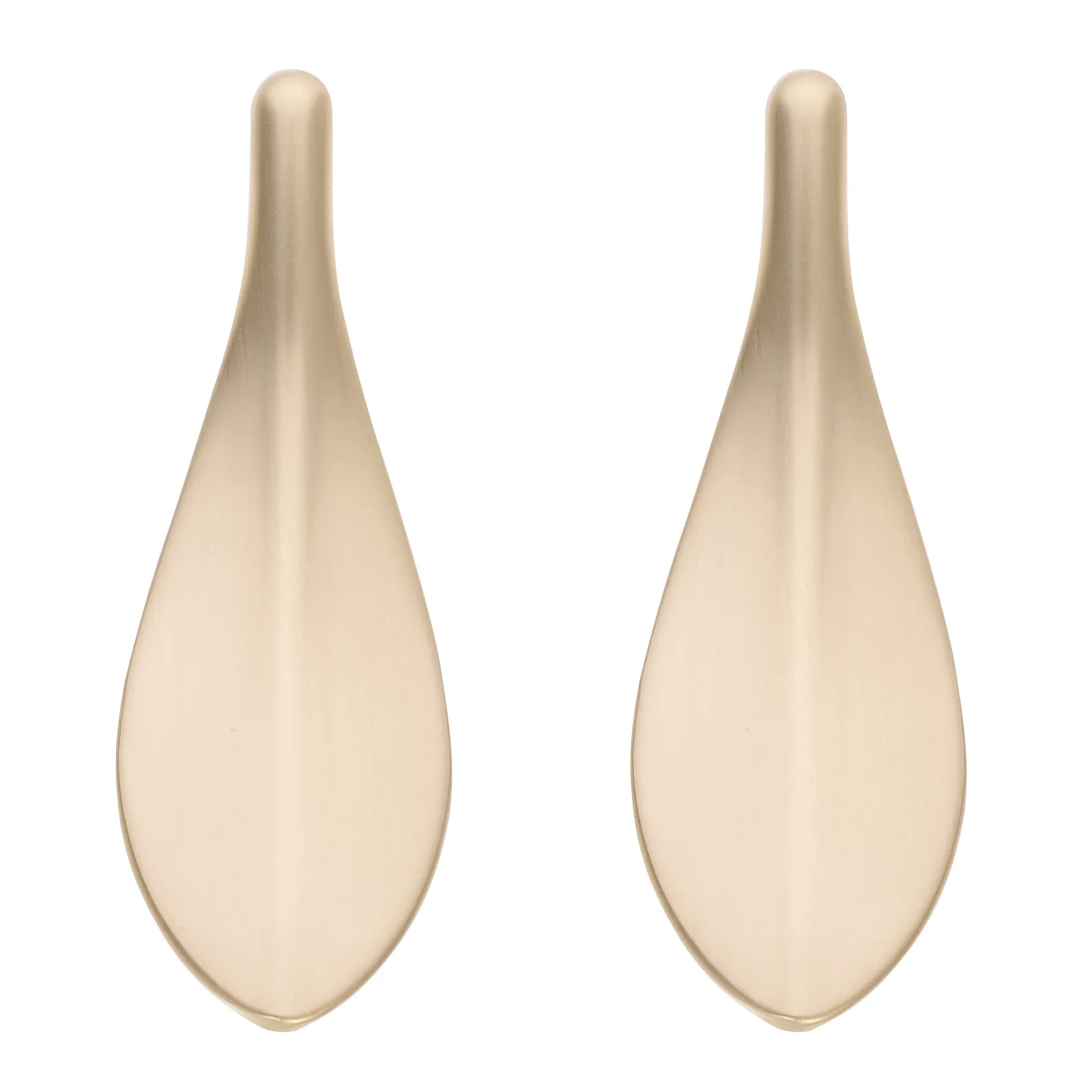 2Pcs Simulated Leaf Design Cabinet Pulls Zinc Alloy Drawer Handles Door Knobs Furniture Handles Cupboard Pulls Hard Wear