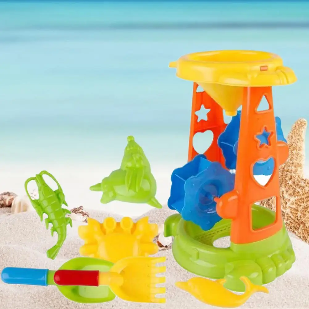 

Sand Digging Tools Interactive Parent-child Interaction Sand Shovel Toys with Hourglass No Burrs Beach Toys Outdoor Supplies