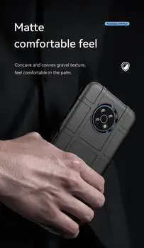 Pouzdro pro Nokia X100 G50 XR20 G10 G20 Nokia 6.3 7.3 5.3 1.4 5.4 Nokia X7 7.1 Plus 8.1 X10 X20 Robustní ochranný kryt pro telefon 10 nejlepší prodej Černý kryt pro Nokii G10 - №9