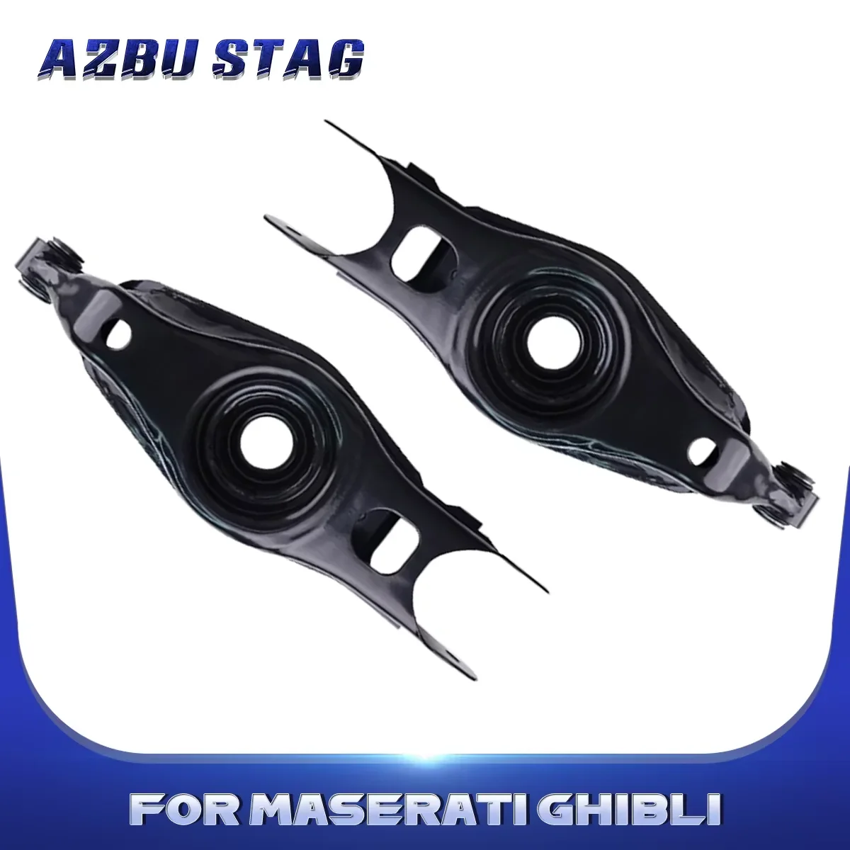 

AzbuStag 2Pcs Rear Lower Control Arm Left Right for Maserati Import - GHIBLI III Automotive Import -Quattroporte 2013-2018