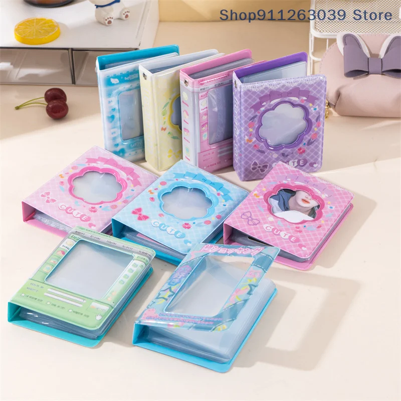 1Pcs 3 Inch Kpop Binder Postcard Photo Album Card Collect Organizer 40 Pockets Storage Collector Card Photocard Holder