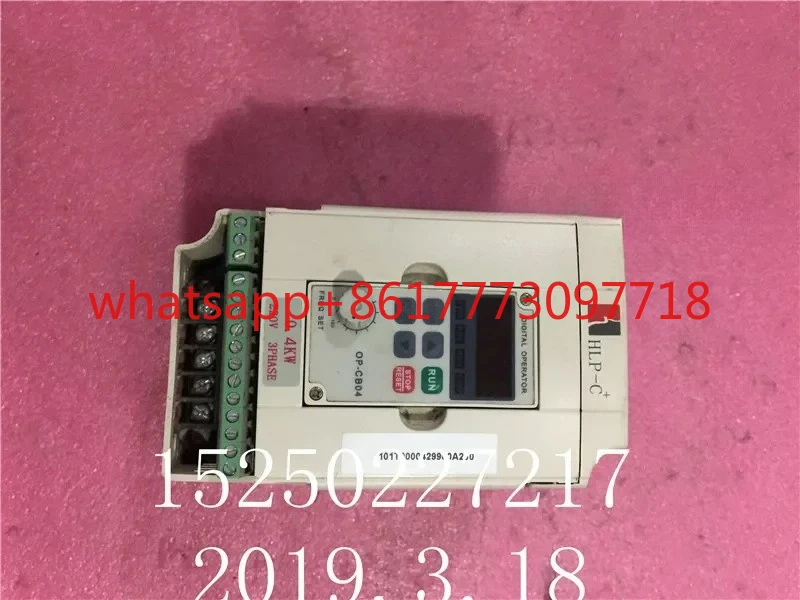 

Преобразователь частоты HLPC+00D423B 0,4 кВт 220 В хорошего качества