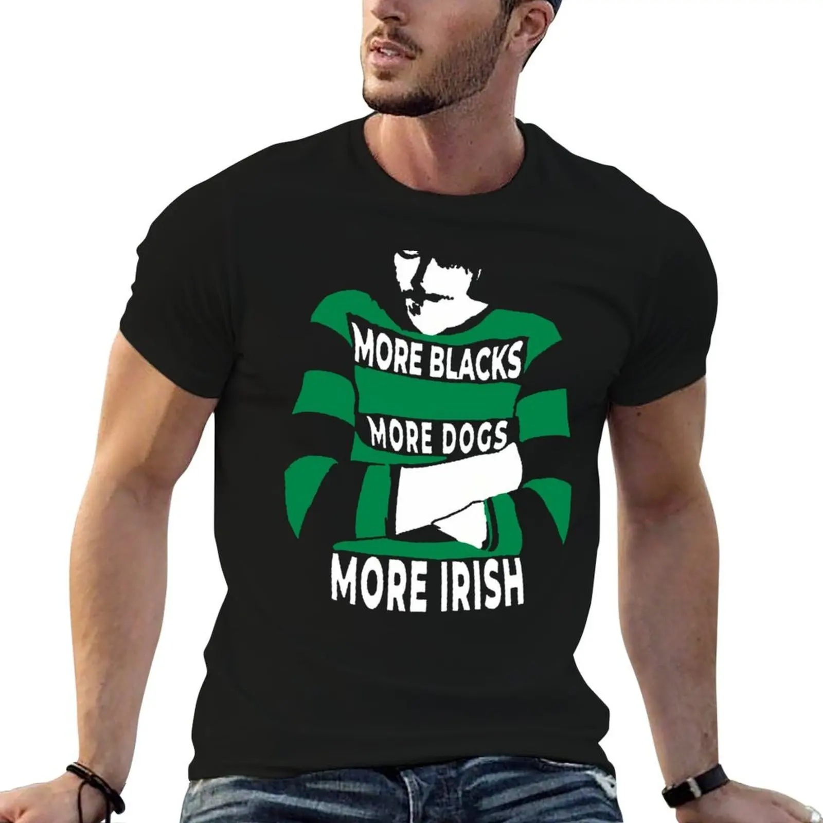 

For Men More Blacks Irish Phil Lynott Celtic Premium Vtg Unisex T-Shirt funny t shirts cotton T-Shirt