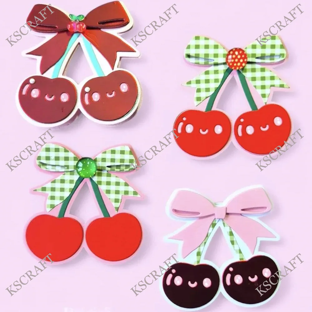 KSCRAFT Cherry Bag Topper Cutting Dies Stencils for DIY Scrapbooking Decorative Embossing DIY Paper Cards