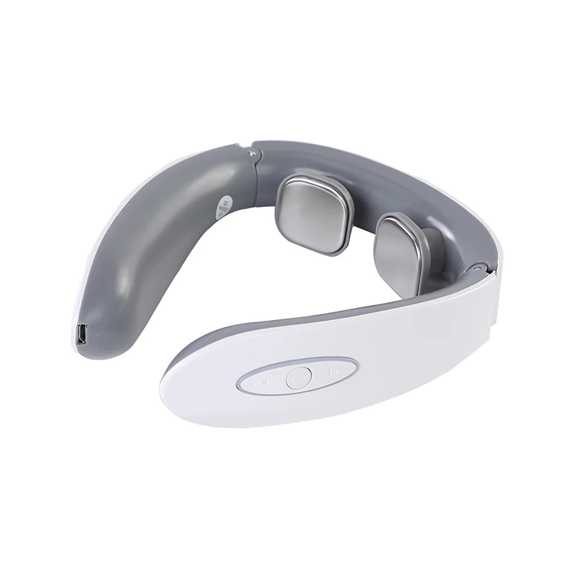 White Cervical Massage Device Multi Functional Neck Protection and Neck Relaxation Massager Portable Portable Neck Care Tool