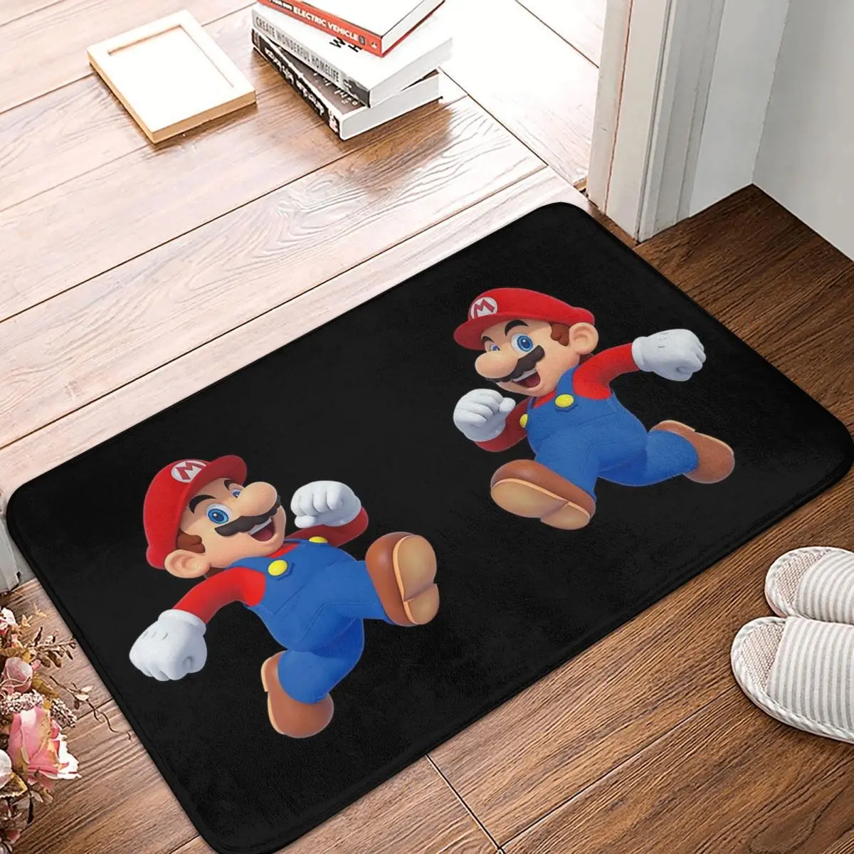 Super-Mario Anime Non-slip Doormat Floor Mat Antiwear Carpet Rug for Kitchen Entrance Home Bedroom Footpad Mats