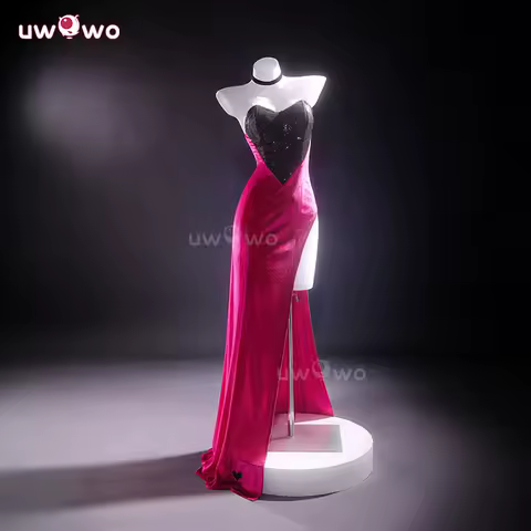 UWOWO Collab Series：Anime Angel DustCosplay Costume Dress Velvet Gown Cosplay Costume XS-3XL Halloween Costume