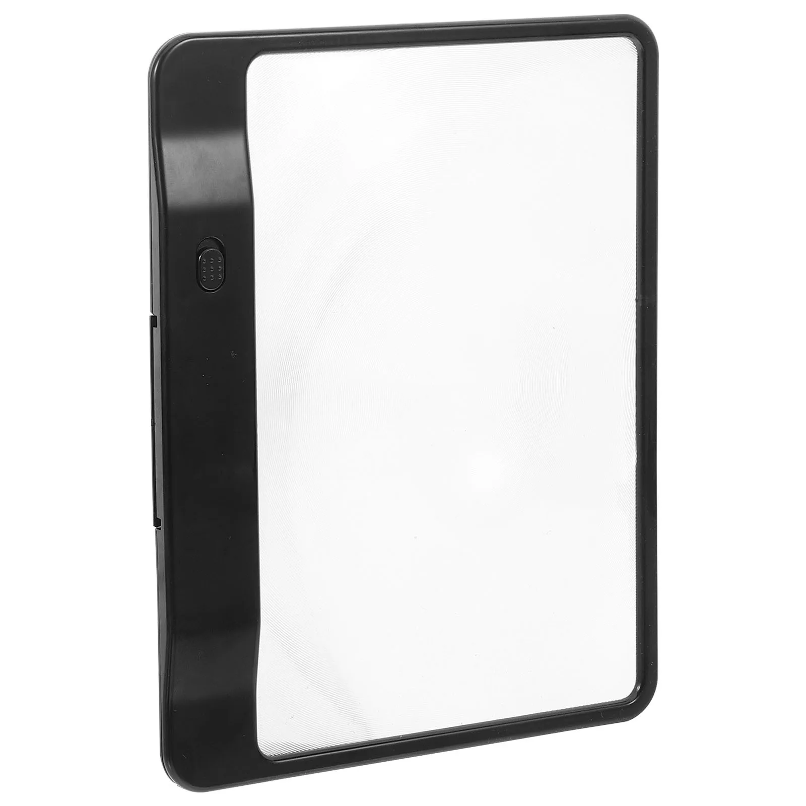 

Handheld 3X Magnifier with LED Light Full Page Book Reading Clear Image Quality PVC Lens Multi Purpose Magnifier
