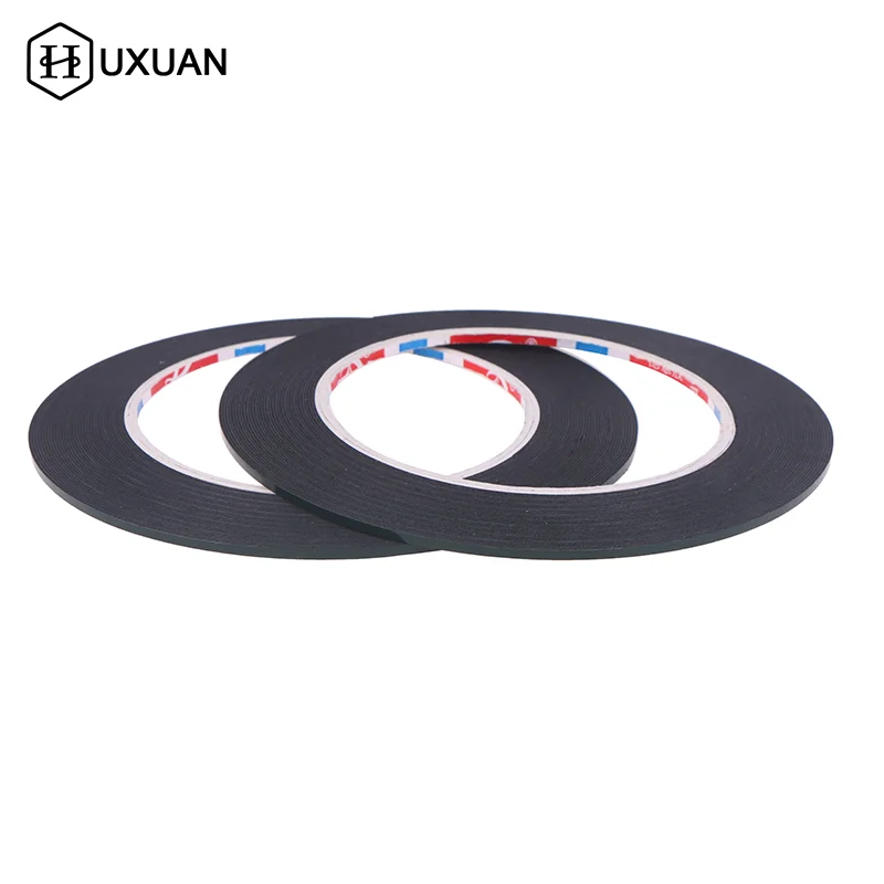 2PCS 10meters 2/3/4mm Double Sided Sticky Foam Tape Adhesive LCD Screen Frameless For TV Borderless Curved Display Sealing Fix