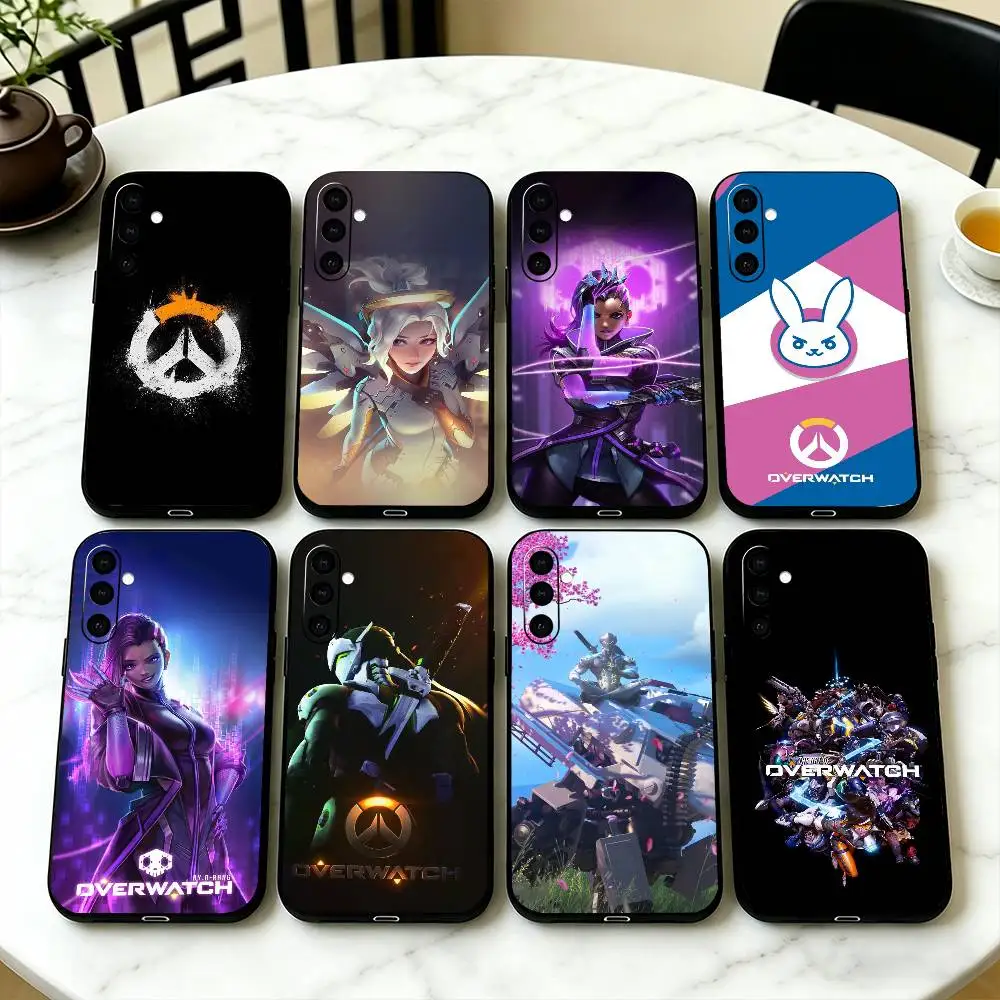 Competitive Game O-Overwatch Phone Case Black Silicone Soft For Samsung Galaxy A73,A72,A71,A70,A53,A52,A51