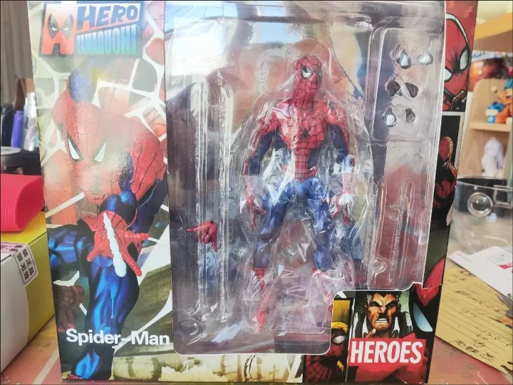 16cm KO Kaiyodo Spider-Man 1.0 Ver Anime Action Figure Marvel Figurine Amazing Yamaguchi Model Statue Ornament Collection Toys - view 5