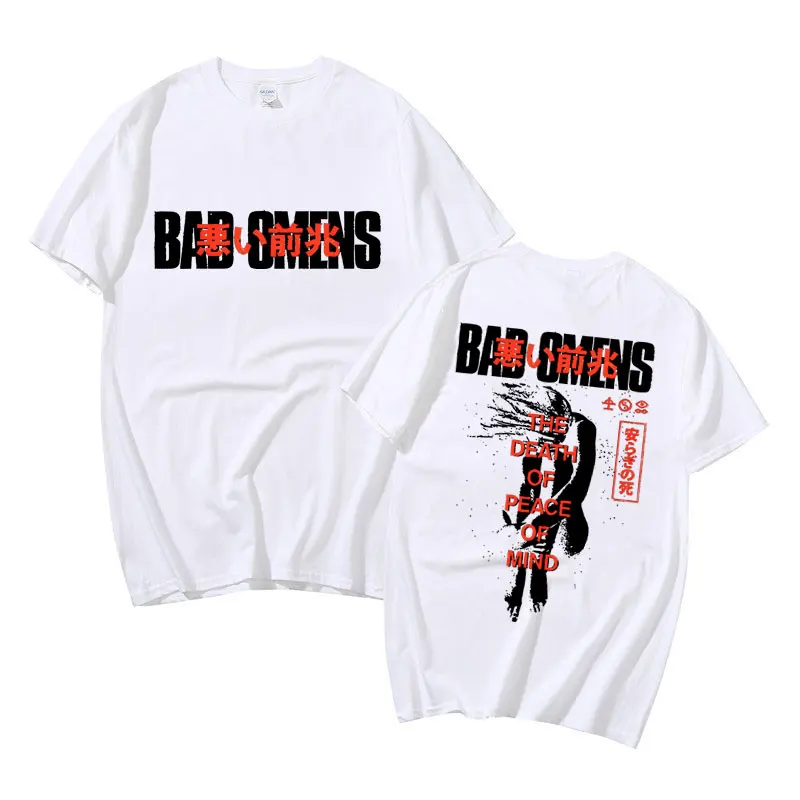 Bad Omens Band Tour 2023 American Music T-shirt A Tour of The Concrete Jungle Tour Tshirt Men Women Casual Oversized Cotton Tees