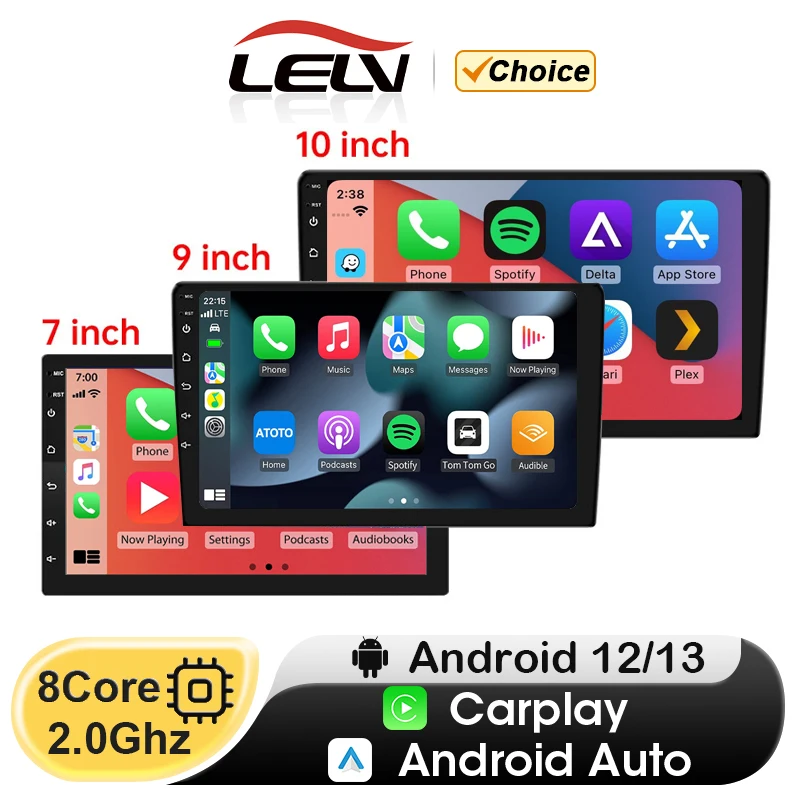 

2Din Android 7"/9"/10" QLED IPS Car Radio Autoradio 2 Din Universal Stereo WIFI GPS Multimedia Player For Nissan Toyota Kia VW