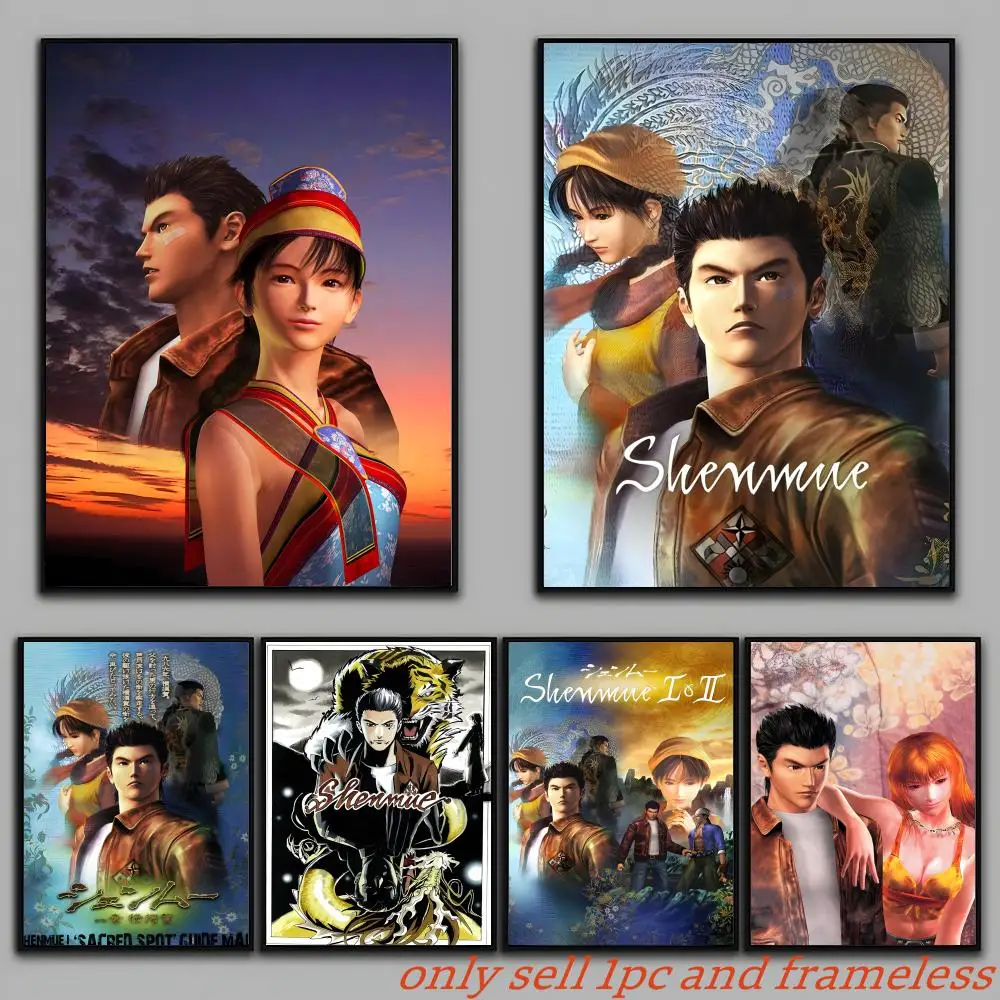Pop-Chinese Story Game Shenmue-S Poster Painting Prints Wall Art Picture Film Room Home Bar Cafe Decor Home  Mural