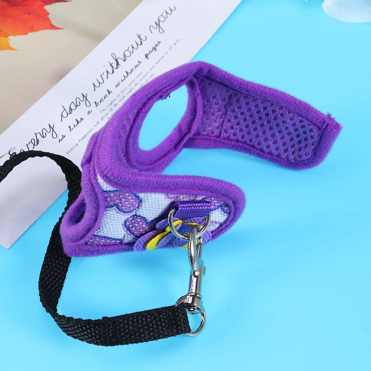 

Small Animal Pet Harness Leash Breathable Lightweight Comfortable Size S Summer Outdoor Walking Jogging