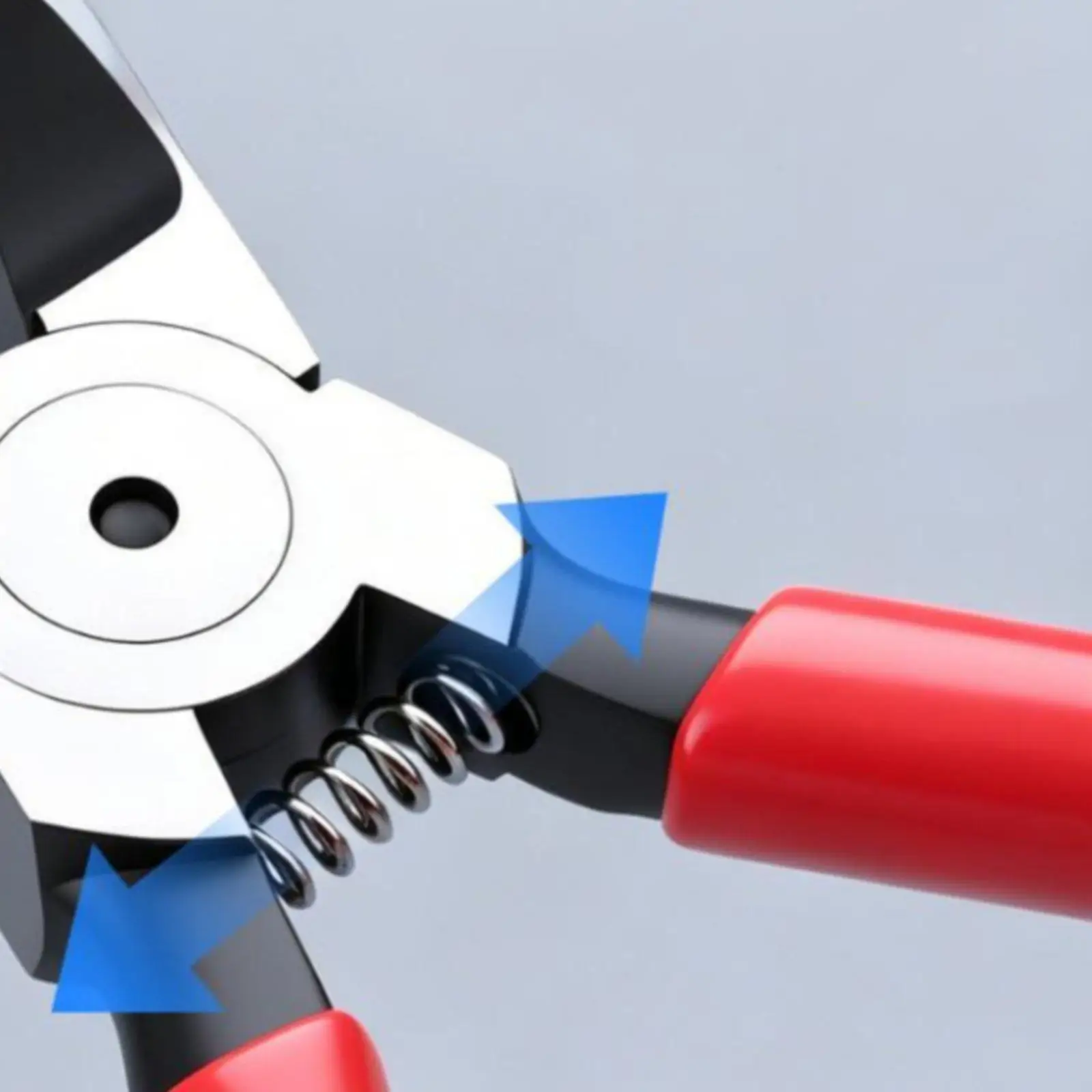 Angled Jaw Industrial Angle Cutter Heavy Duty Wire Cutters Pliers Flush Trim Tool for Factory Workshop Daily Tasks
