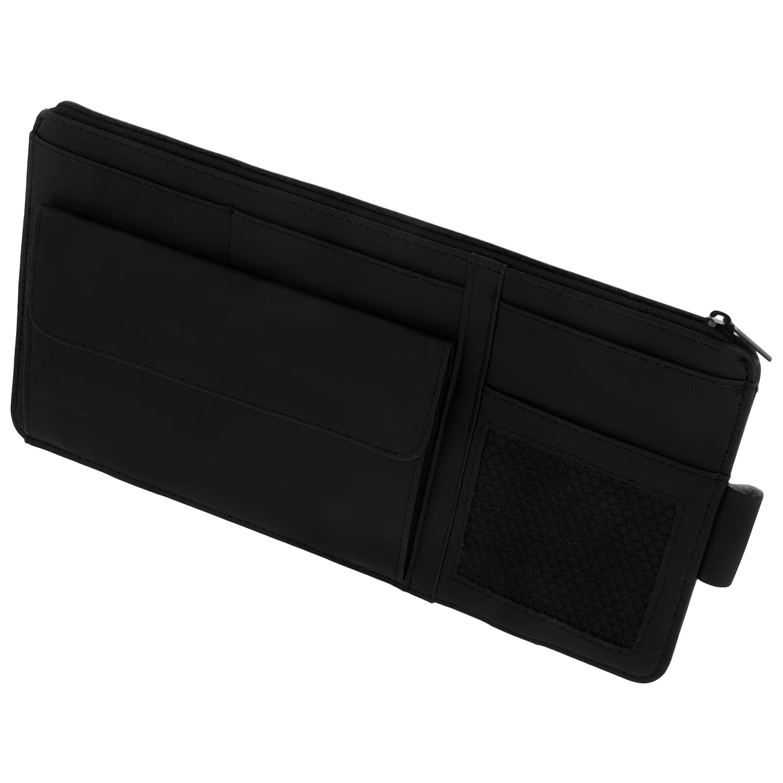 

Car Glasses Clip Holder Auto Sun Visor Organizer Multifunctional Storage Pocket for Sunglasses Driving License Receipts Cards