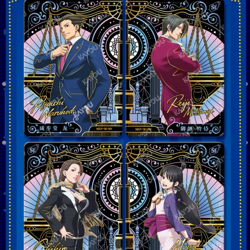 Коллекционные карты Kayou Ace Attorney: великолепная коллекция, отборный набор, оригинальный игровой мерч для коллекционеров
