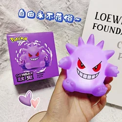 12cm Pokemon figure Night Light gengar Model lampada da comodino Demon Doll Halloween Toy Gift bambini collezione creativa incandescente