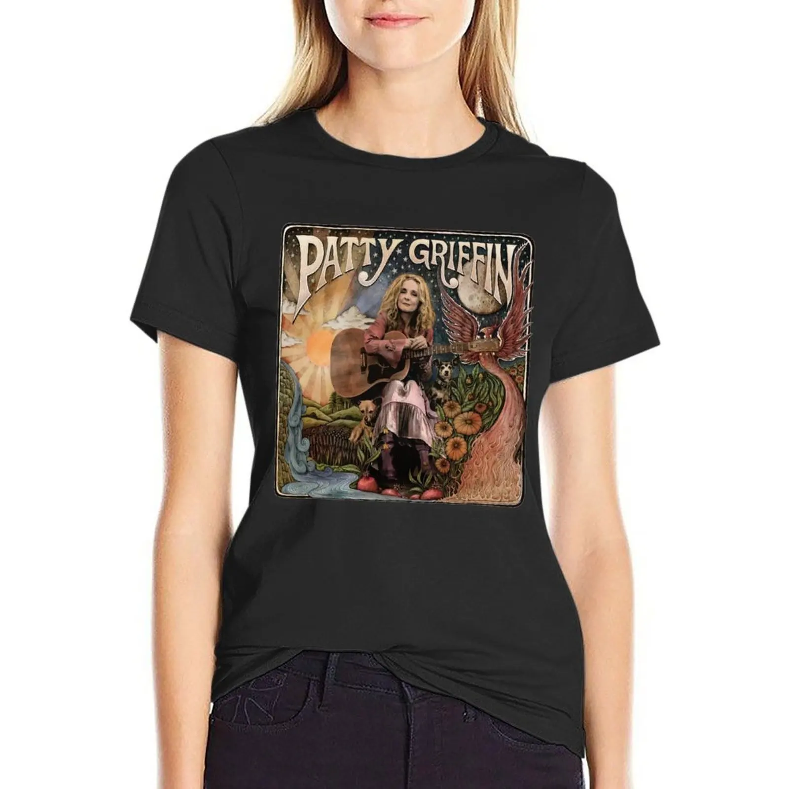 Singer Patty Griffin Logo Music T-Shirt shirts graphic tees cute tops tshirts for Women