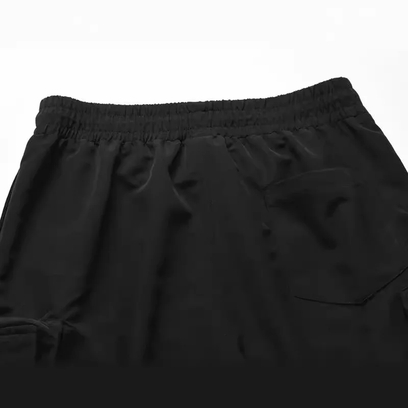 HKSH Spring Summer New Men's Tide Chic Ins Shorts Safari Style High Street Multi-Pocket Functional Vibe Capris Punk Dark HK25321