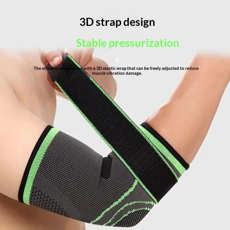 1Pc Elbow Support Elastic Gym Fitness Nylon Protective Pad Absorb Sweat Sports Safety Basketball Arm Sleeve Elbow Brace