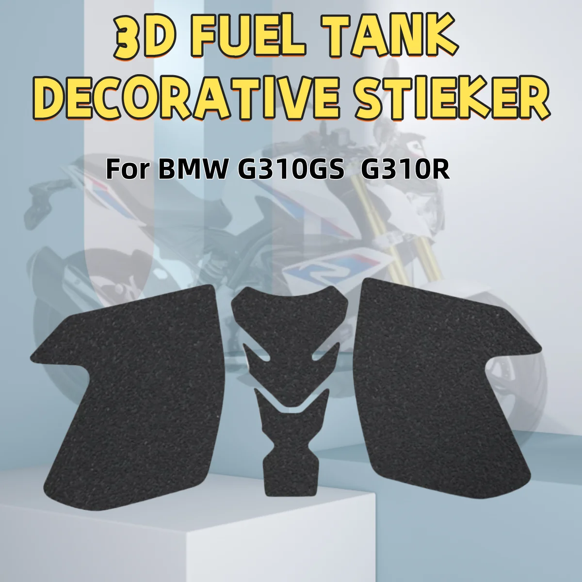 Stickers For BMW G310GS G310R NEW Side Fuel Tank pad Tank Pads Protector Stickers Decal Gas Knee Grip Traction Tankpad