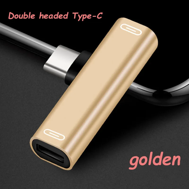 محول سماعة رأس مخصص من النوع C إلى 35 شحن ، محول 2 في 1 مع قابس فتحة دائرية ، مناسب للهاتف المحمول ممن لهم ، فيفو