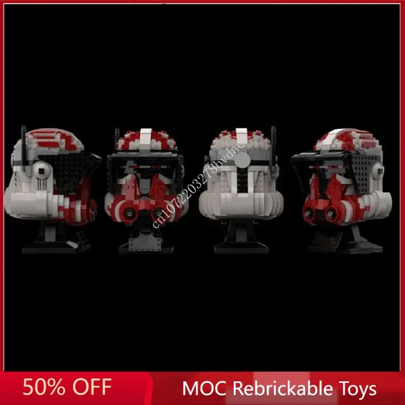 1053PCS Star Plan Helmet Clone Commander Thorn MOC Space Battle Model Building Block Architecture Education Assembly Model Toy