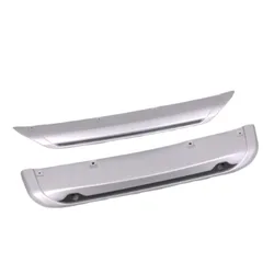 For Nissan Qashqai Dualis J11 2014-2017 Front and Rear Bumper Skid Protector Guard Plate High Quality good ABS Accessories 2PCS