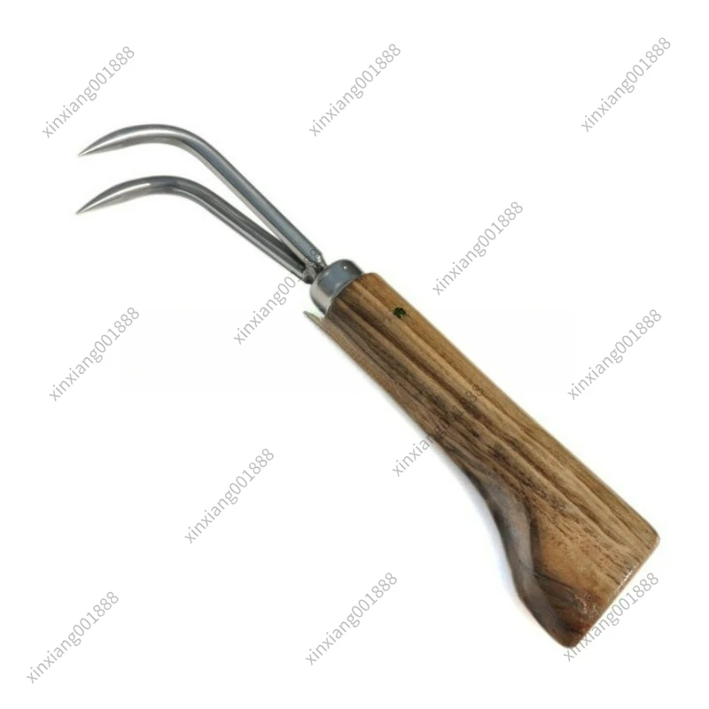 Stainless Steel Bonsai Root Hook Soil Loosening Hook 1/2/3 Prong Repotting Tool