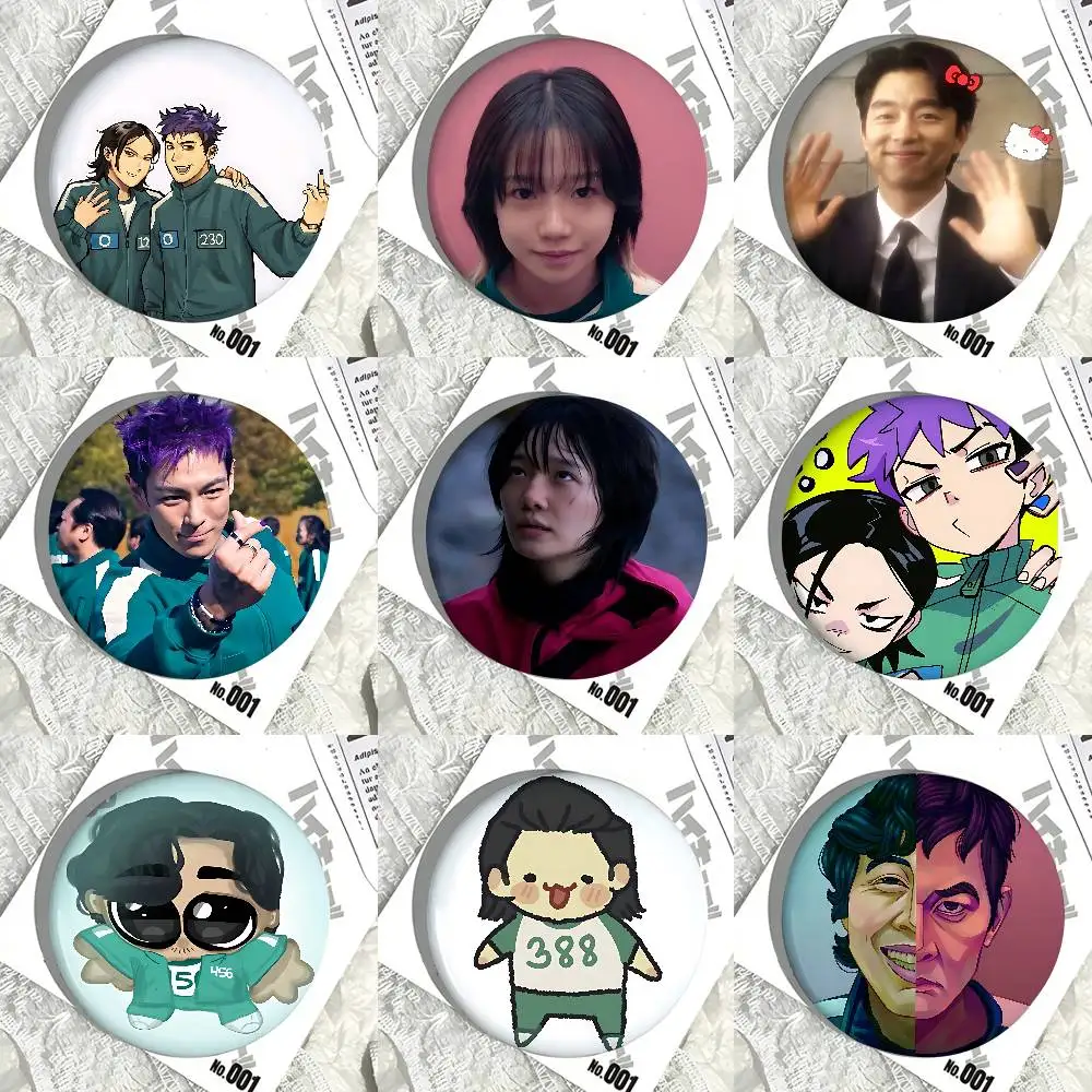 

Movie S-Sq-U-id-s Games Badges Button PinsBrooch Creative Funny Quotes Badge Clothes Backpack Jewelry Gift For Kids Friends