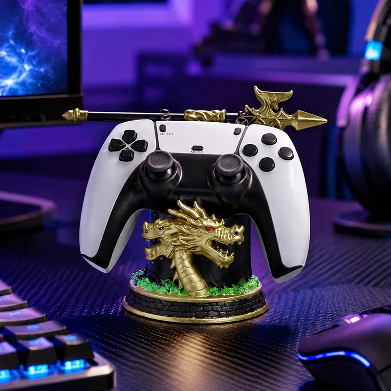 Retro Gaming Xbox Controller - Retro Roaring Dragon Controller Holder Universal