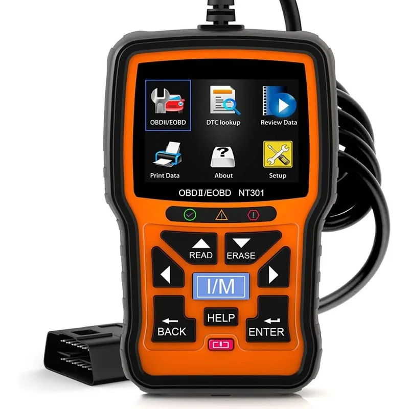 NT301 OBD2 Scanner Live Data Professional Mechanic OBDII Diagnostic Code Reader Tool for Check Engine Light