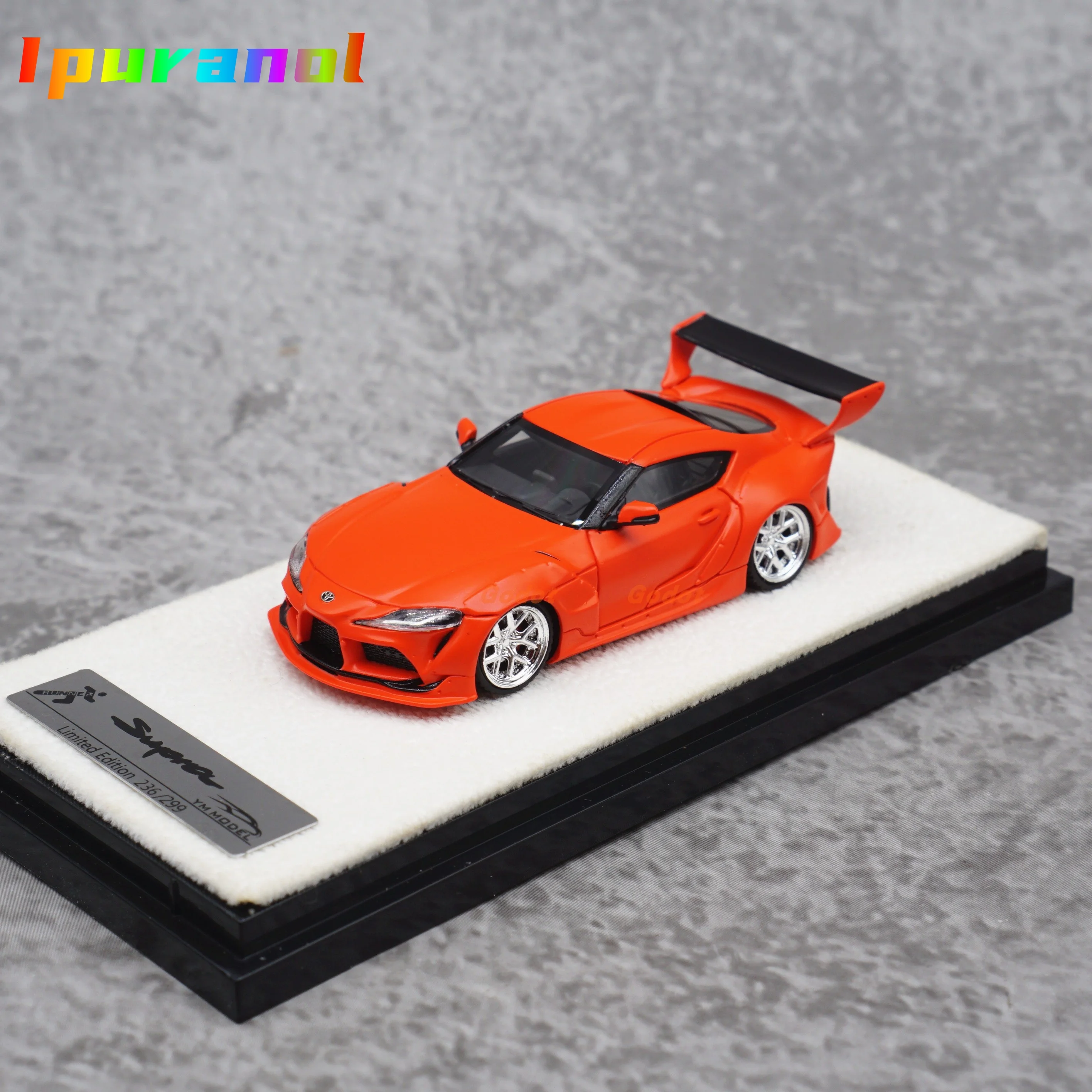 1:64 Toyota Supra A90 Bull Devil modified limited edition resin model car high-end