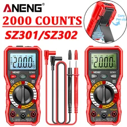 ANENG SZ301 SZ302 Smart Digital Multimeter Professional Auto Voltmeter AC DC 220V Resistance Voltage Capacitor Diode NCV Tester