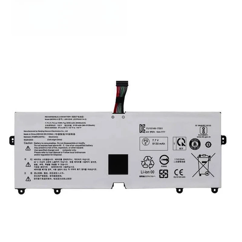 

Аккумулятор для ноутбука LBS1224E 7.7V 72Wh для LG Gram 2018 13Z980 14Z980 15Z980 13Z980-G.AA53C Series